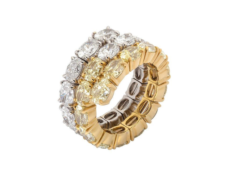 Ladies 18ct Yellow Gold Diamond Three Stone Twist Ring | Miltons Diamonds